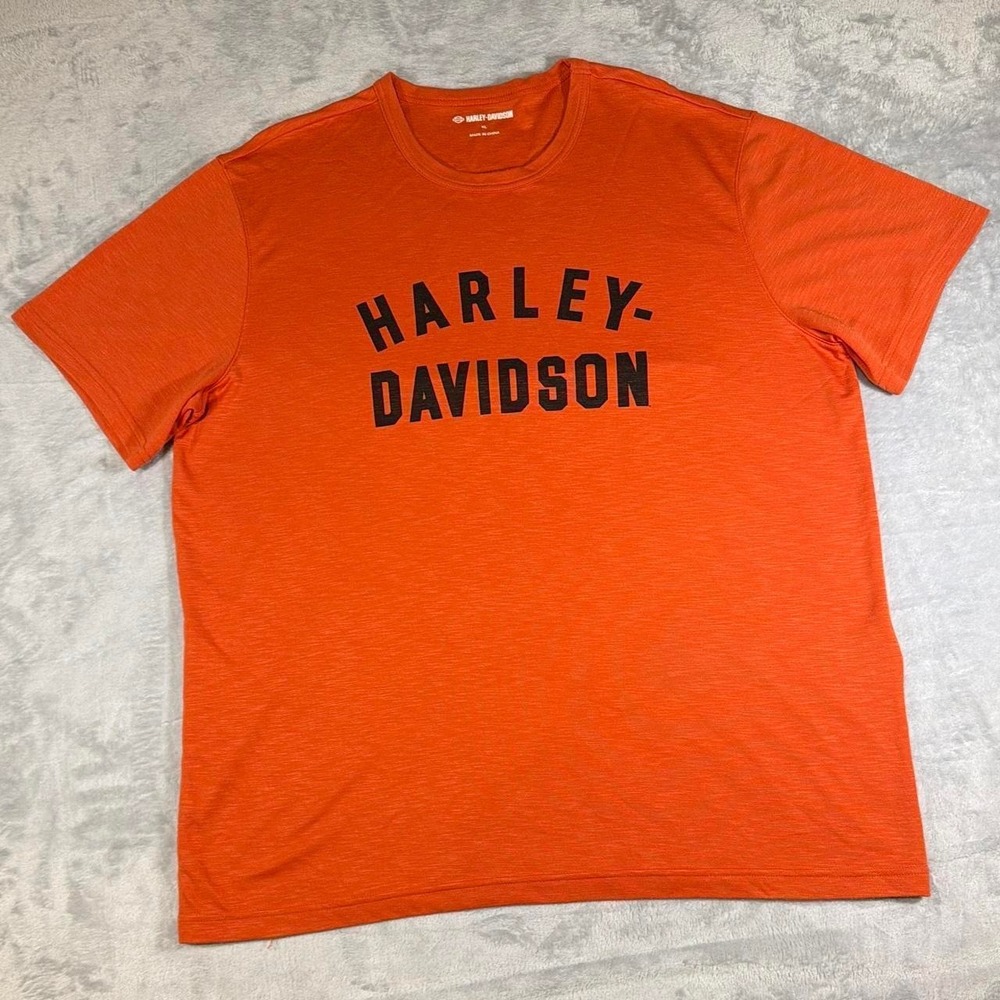 Harley-Davidson Graphic Tee | Jack-o'-lantern Orange | XL